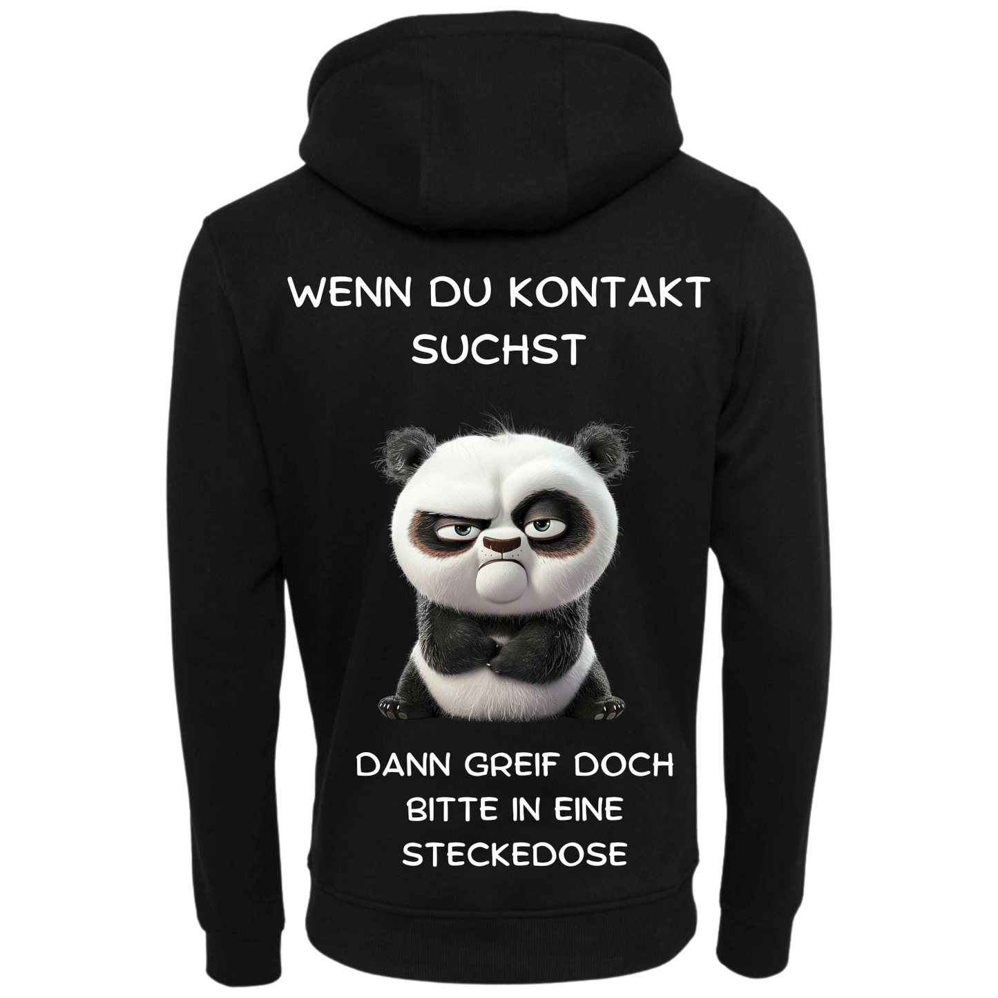 Wenn du Kontakt suchst...-Hoodie Unisex-Lustiger Spruch