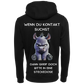 Wenn du Kontakt suchst...-Hoodie Unisex-Lustiger Spruch