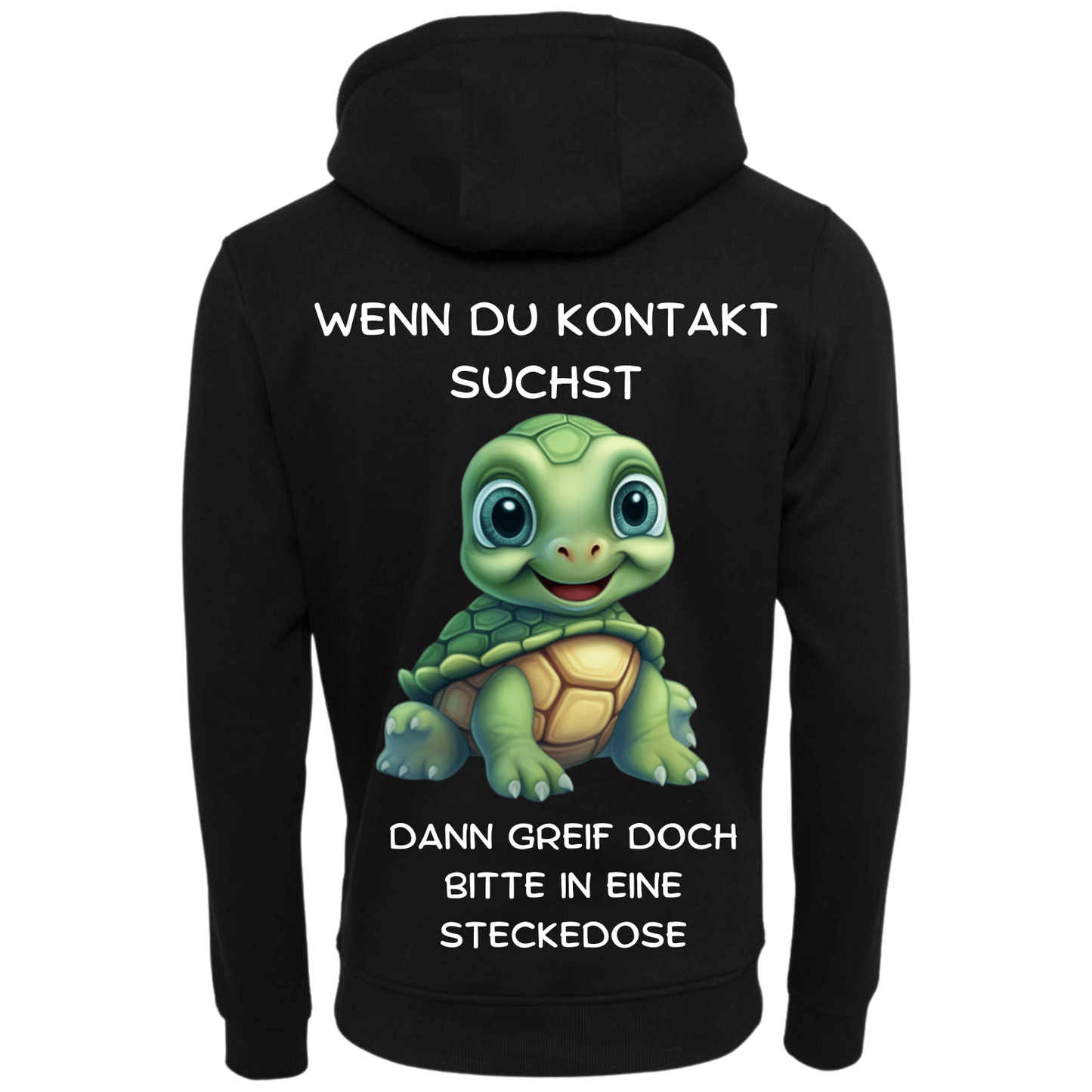 Wenn du Kontakt suchst...-Hoodie Unisex-Lustiger Spruch