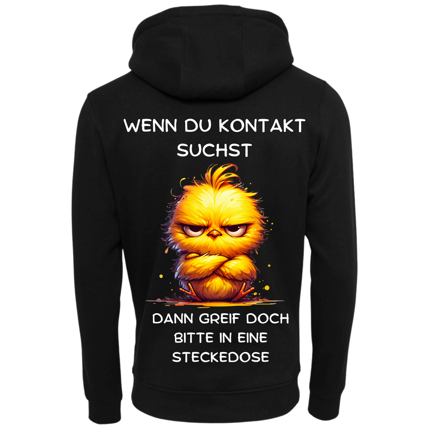 Wenn du Kontakt suchst...-Hoodie Unisex-Lustiger Spruch