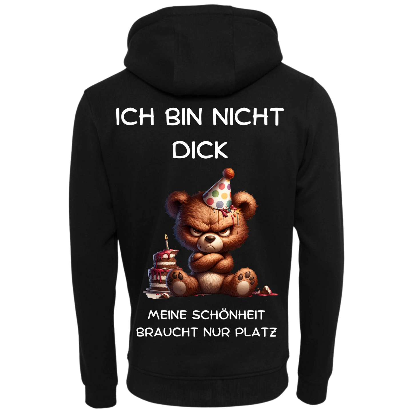 Ich bin nicht Dick...-Hoodie Unisex-Lustiger Spruch