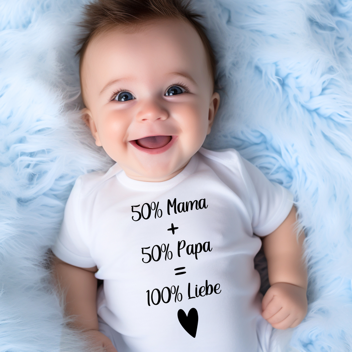 Baby Body 50% Mama 50% Papa = 100% Liebe - SERALIO