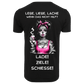Lebe Liebe Lache wenn das nicht hilft Lade Ziele Schiesse...-T-Shirt Unisex-Lustiger Spruch