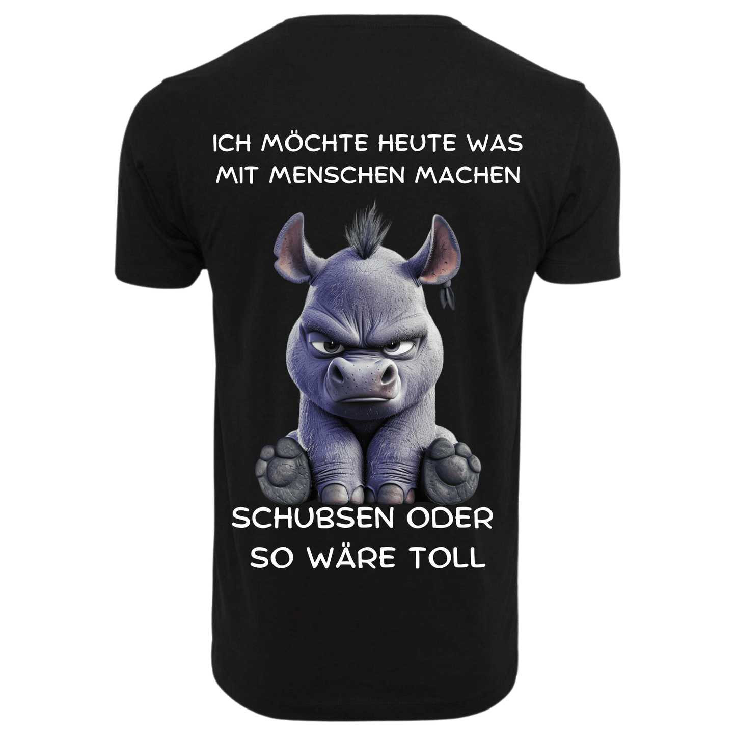Ich möchte heute was mit Menschen machen...-T-Shirt Unisex-Lustiger Spruch