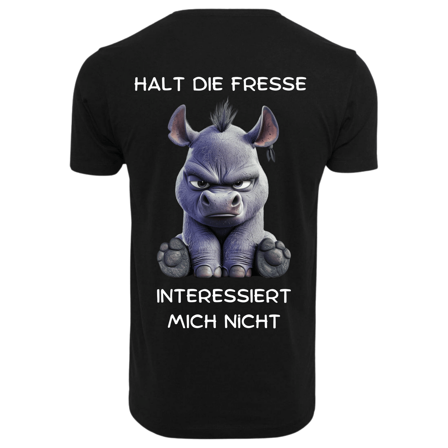 Halt die Fresse...-T-Shirt Unisex-Lustiger Spruch