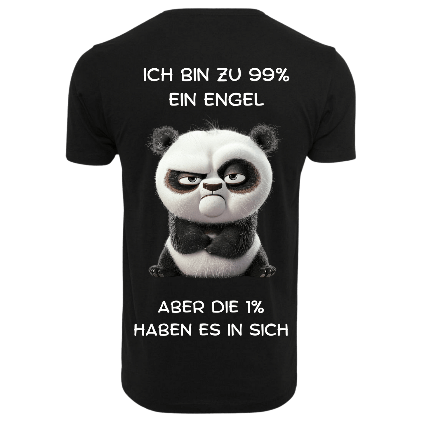 Ich bin zu 99% ein Engel...-T-Shirt Unisex-Lustiger Spruch