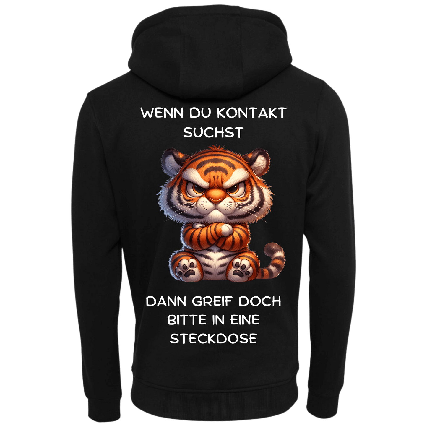 Wenn du Kontakt suchst...-Hoodie Unisex-Lustiger Spruch