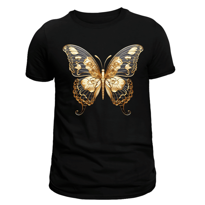 Schmetterling Gold 1