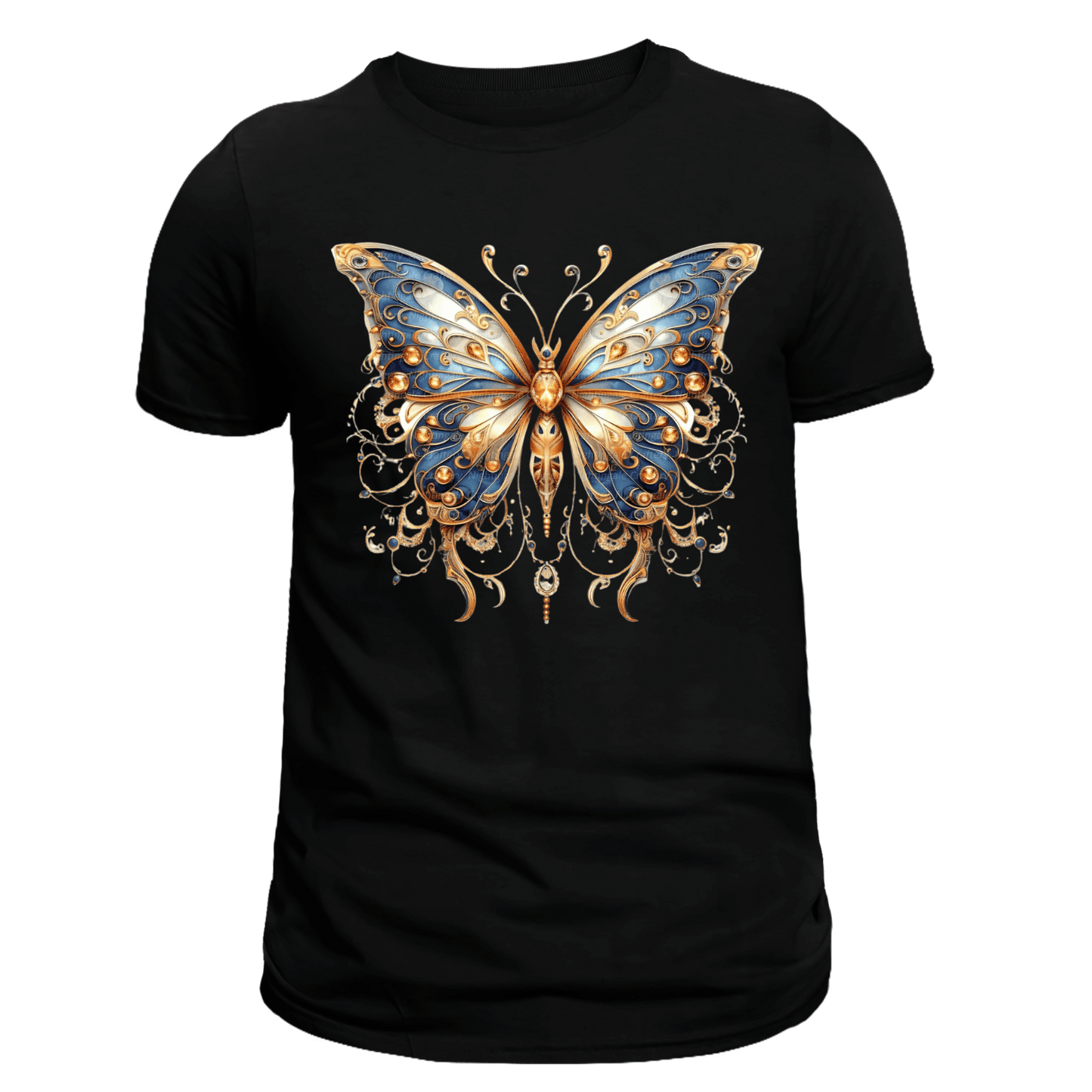 Schmetterling Gold 2