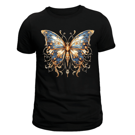 Schmetterling Gold 2