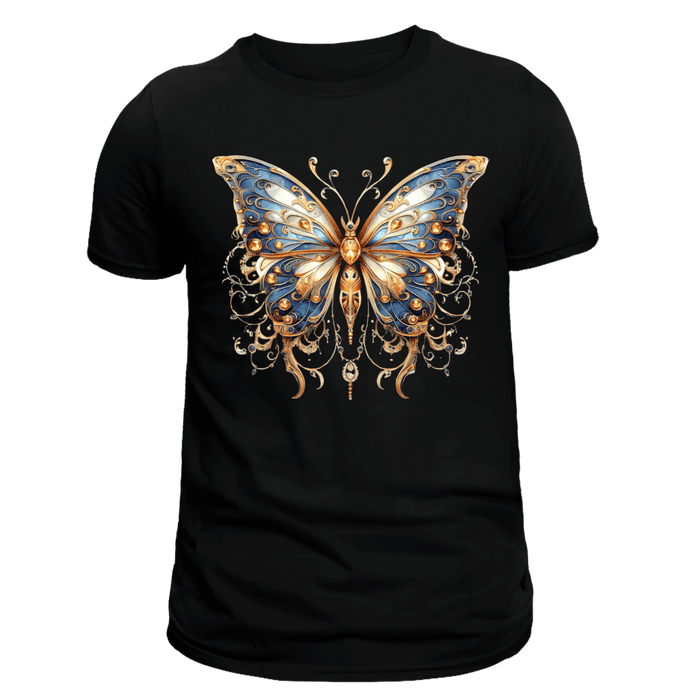 Schmetterling Gold 2