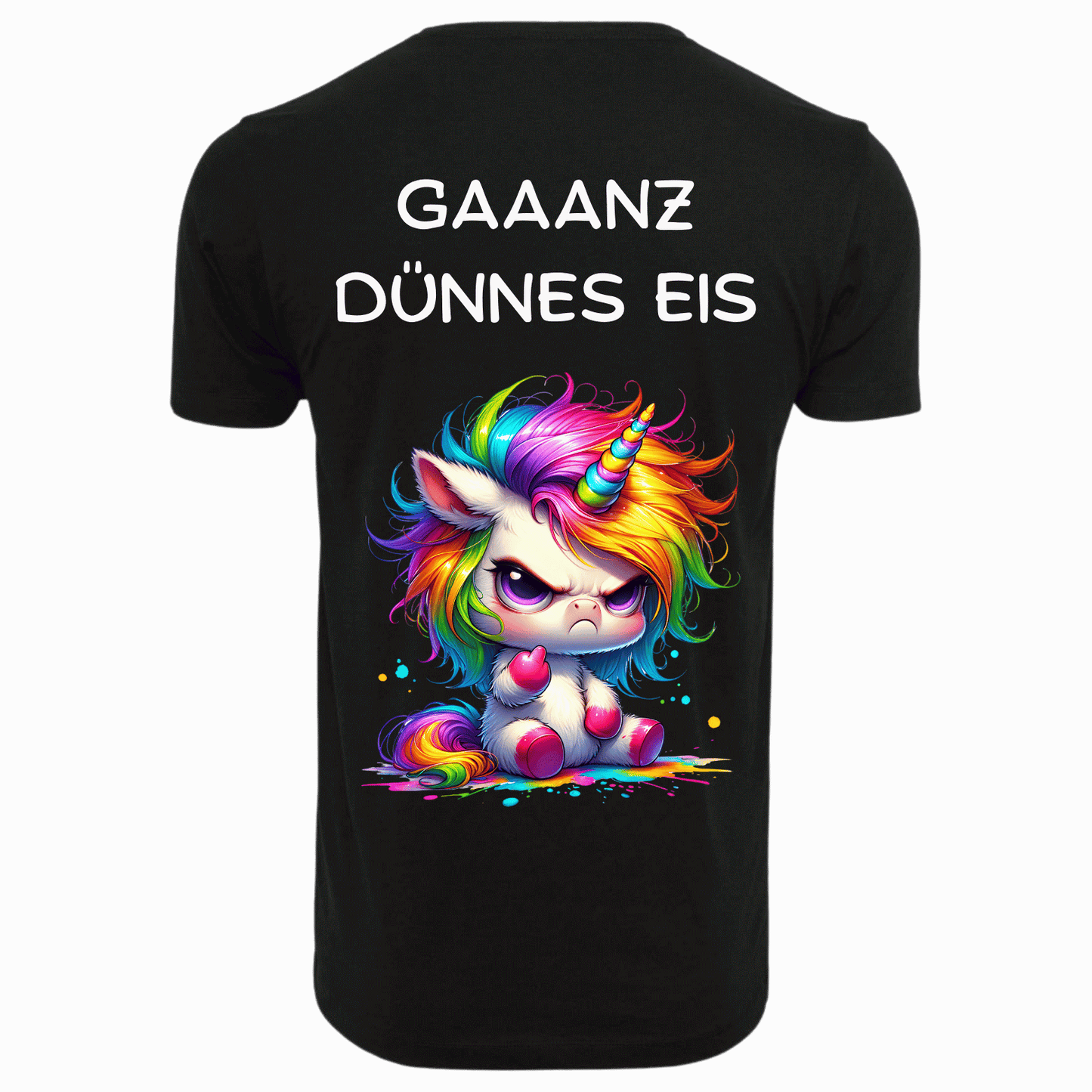 GANZ DÜNNES EIS...- T-ShirtUnisex-Lustiger Spruch