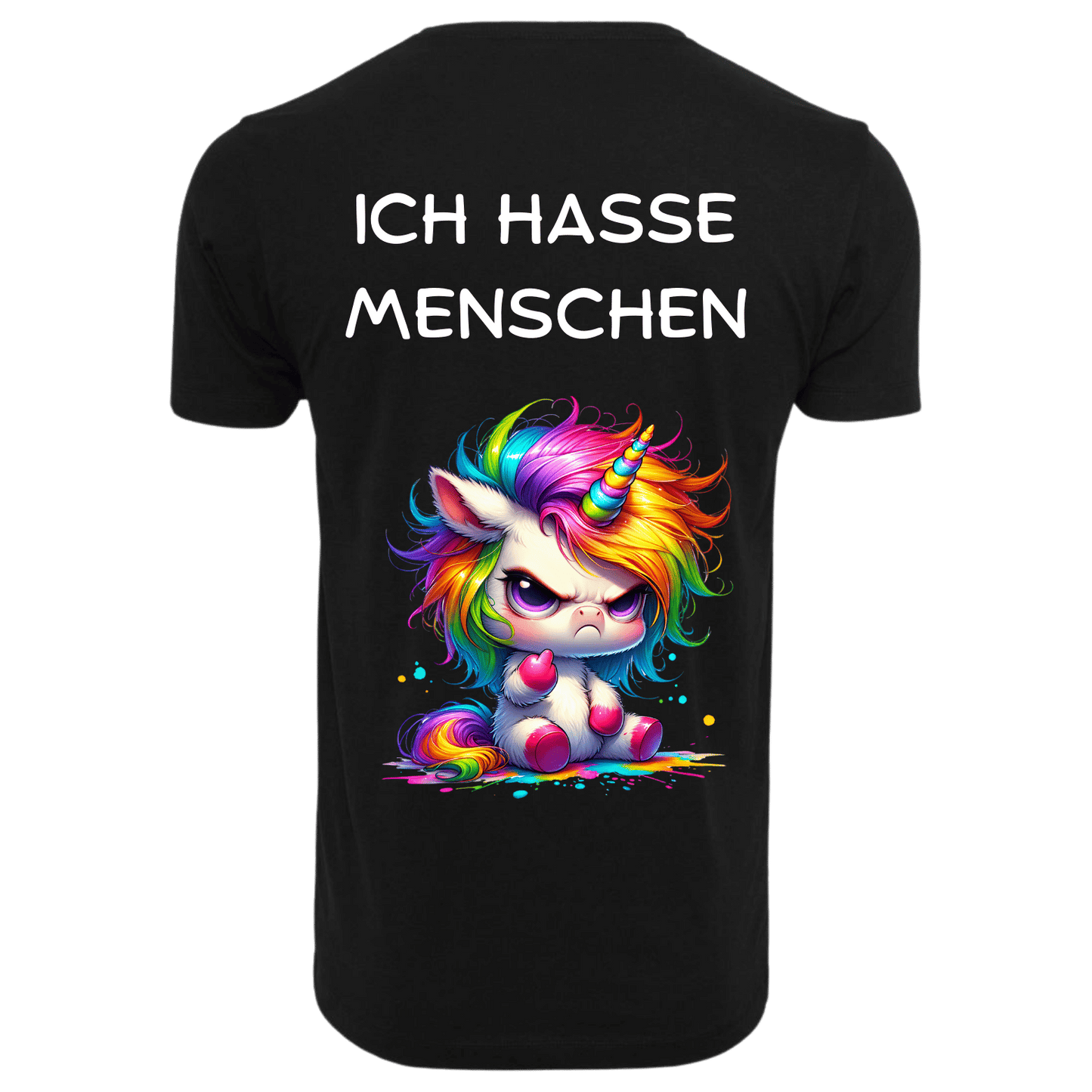ICH HASSE MENSCHEN...- T-ShirtUnisex-Lustiger Spruch