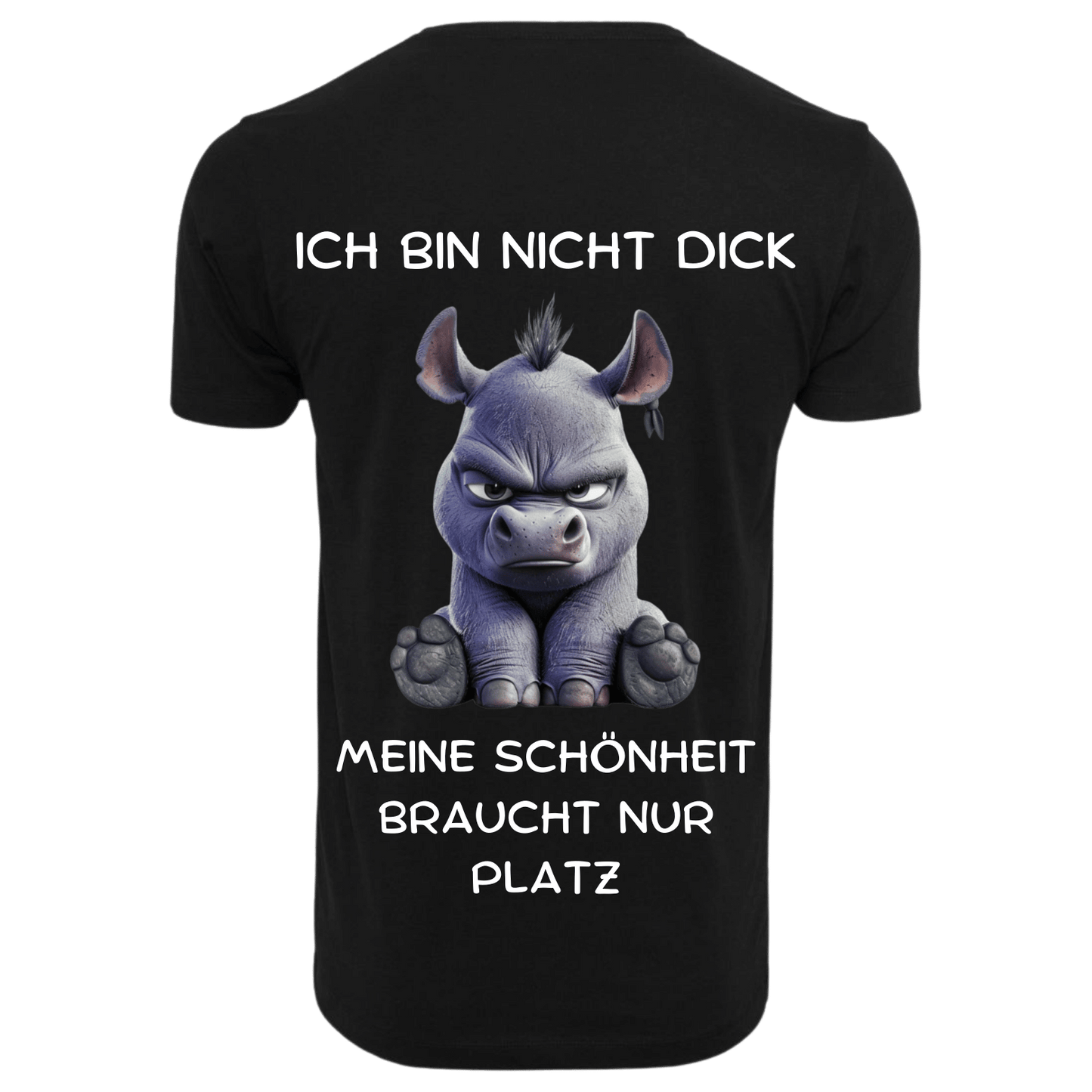 ICH BIN NICHT DICK...- T-ShirtUnisex-Lustiger Spruch