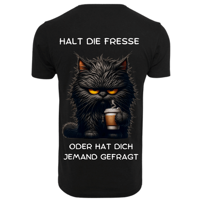 HALT DIE FRESSE...- T-ShirtUnisex-Lustiger Spruch