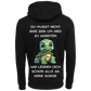 Du musst nicht Irre sein...-Hoodie Unisex-Lustiger Spruch