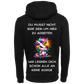 Du musst nicht Irre sein...-Hoodie Unisex-Lustiger Spruch