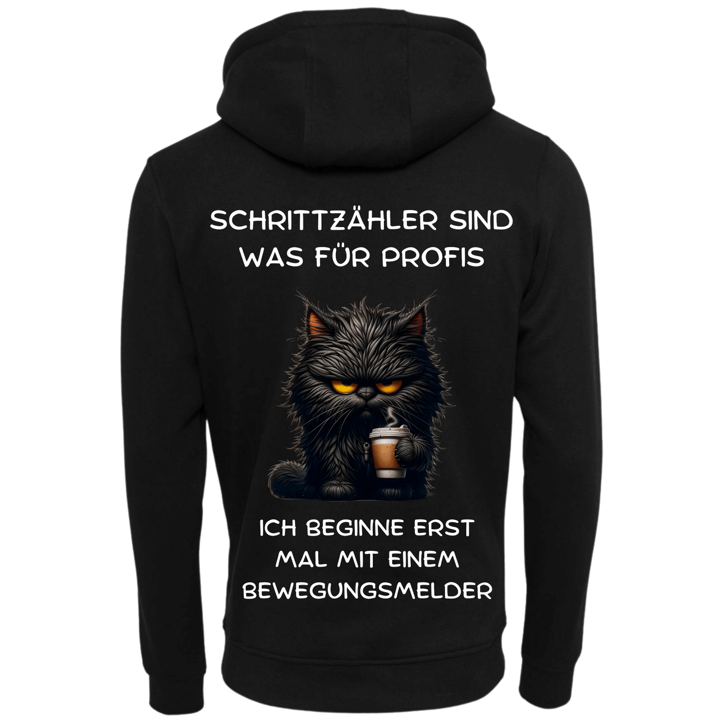 Schrittzähler ist was für Profis...-Hoodie Unisex-Lustiger Spruch