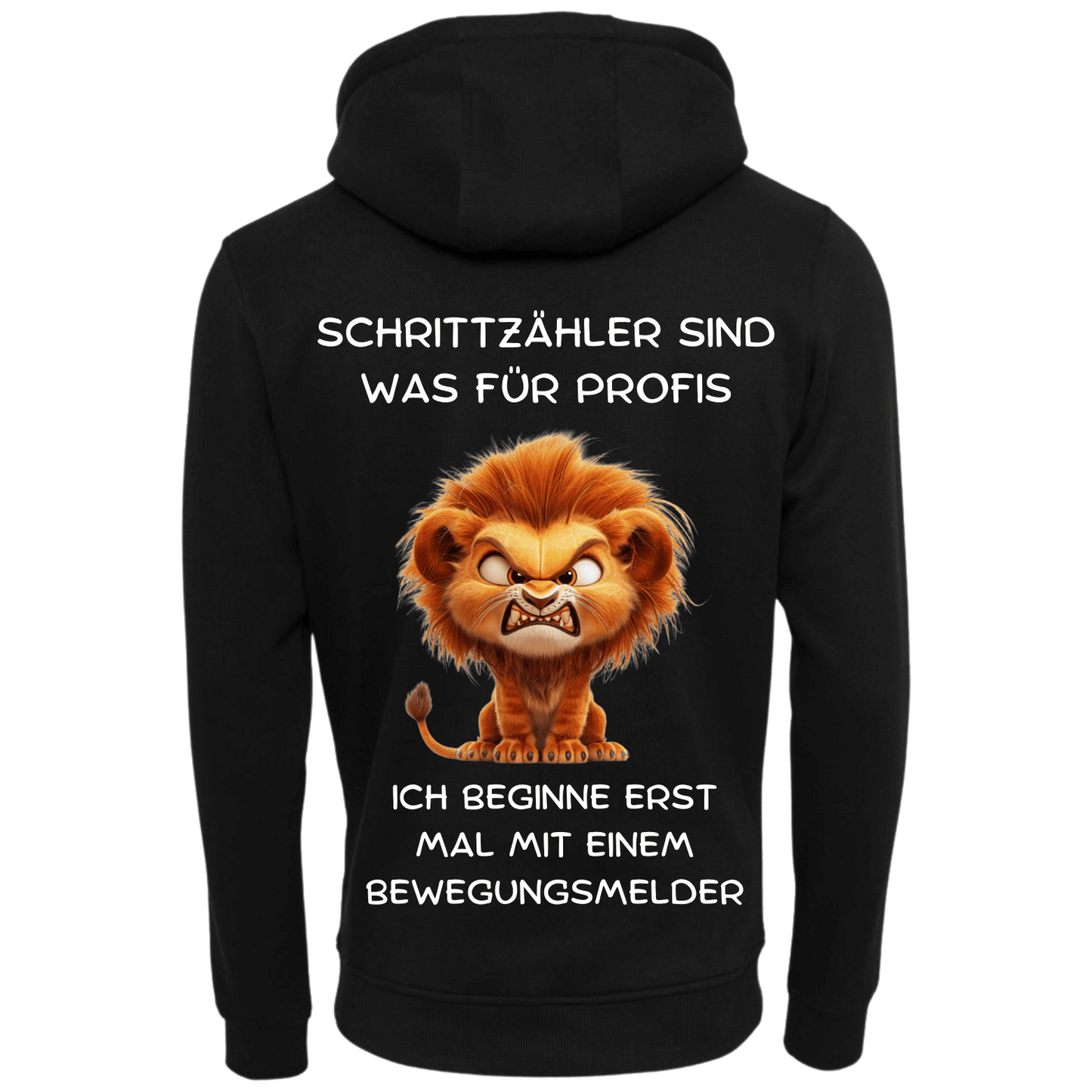 Schrittzähler ist was für Profis...-Hoodie Unisex-Lustiger Spruch