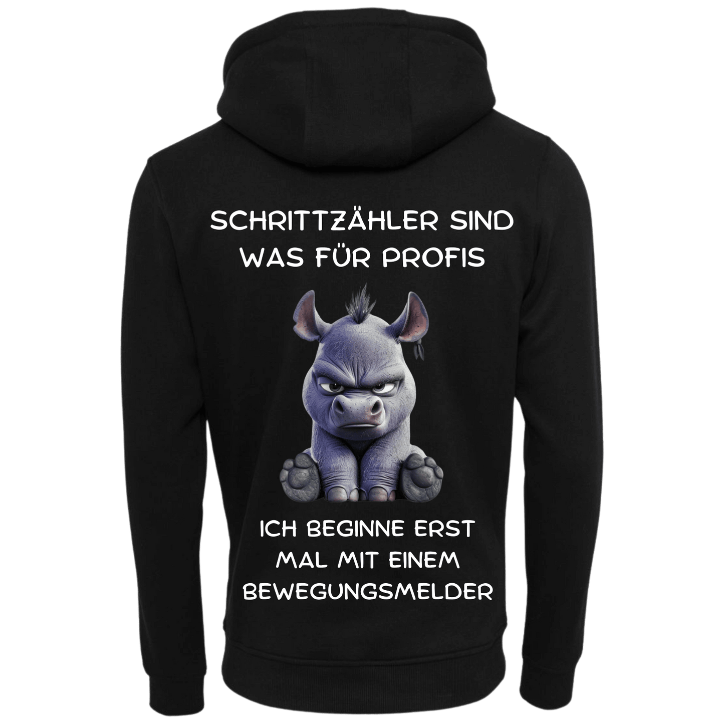 Schrittzähler ist was für Profis...-Hoodie Unisex-Lustiger Spruch