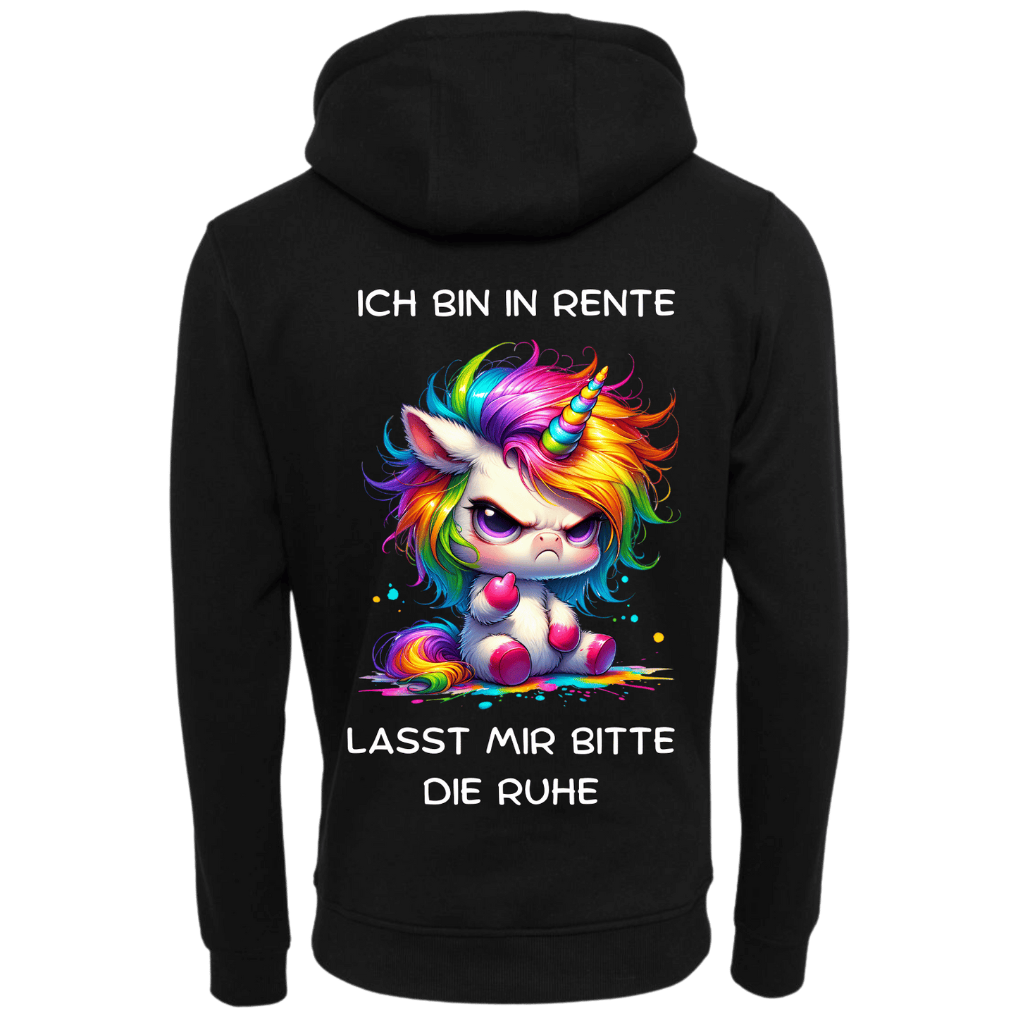 Ich bin in Rente lasst mir meine Ruhe...-Hoodie Unisex-Lustiger Spruch
