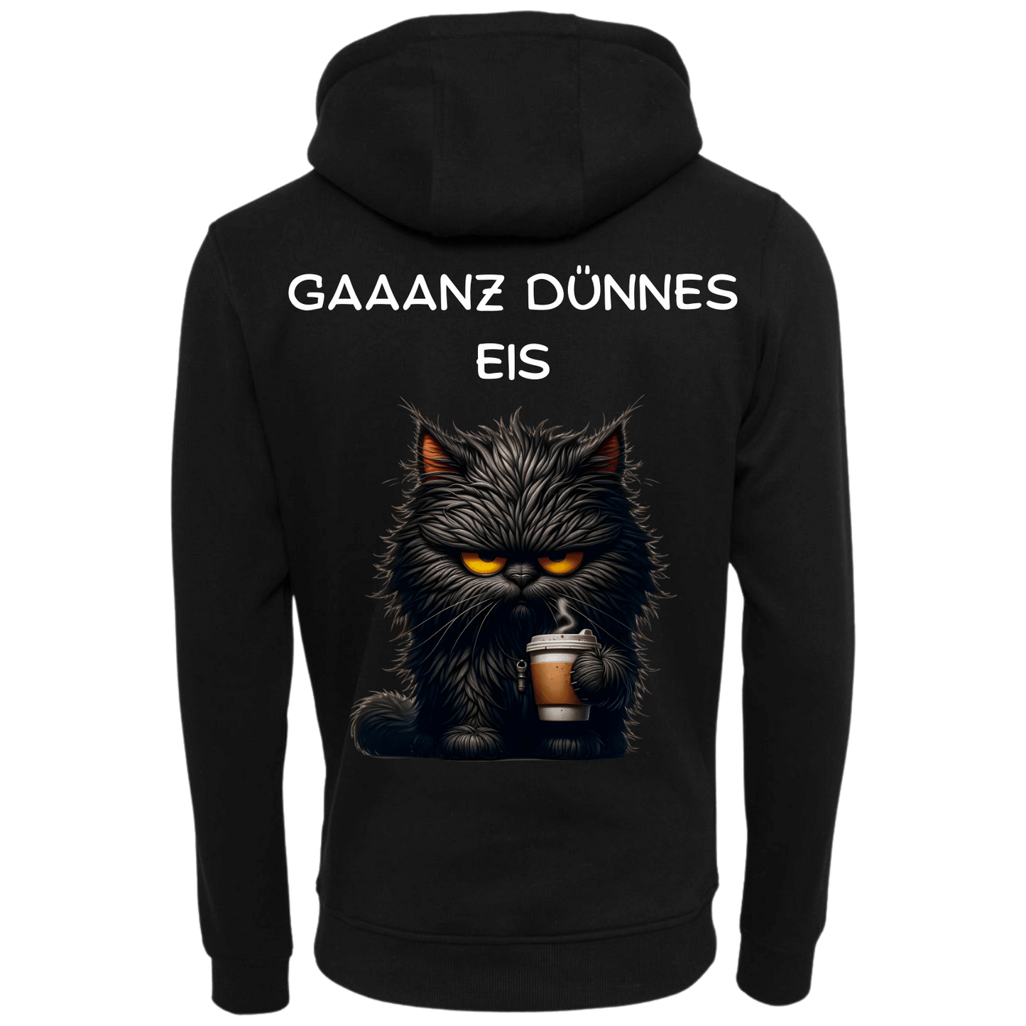 Ganz Dünnes Eis...-Hoodie Unisex-Lustiger Spruch