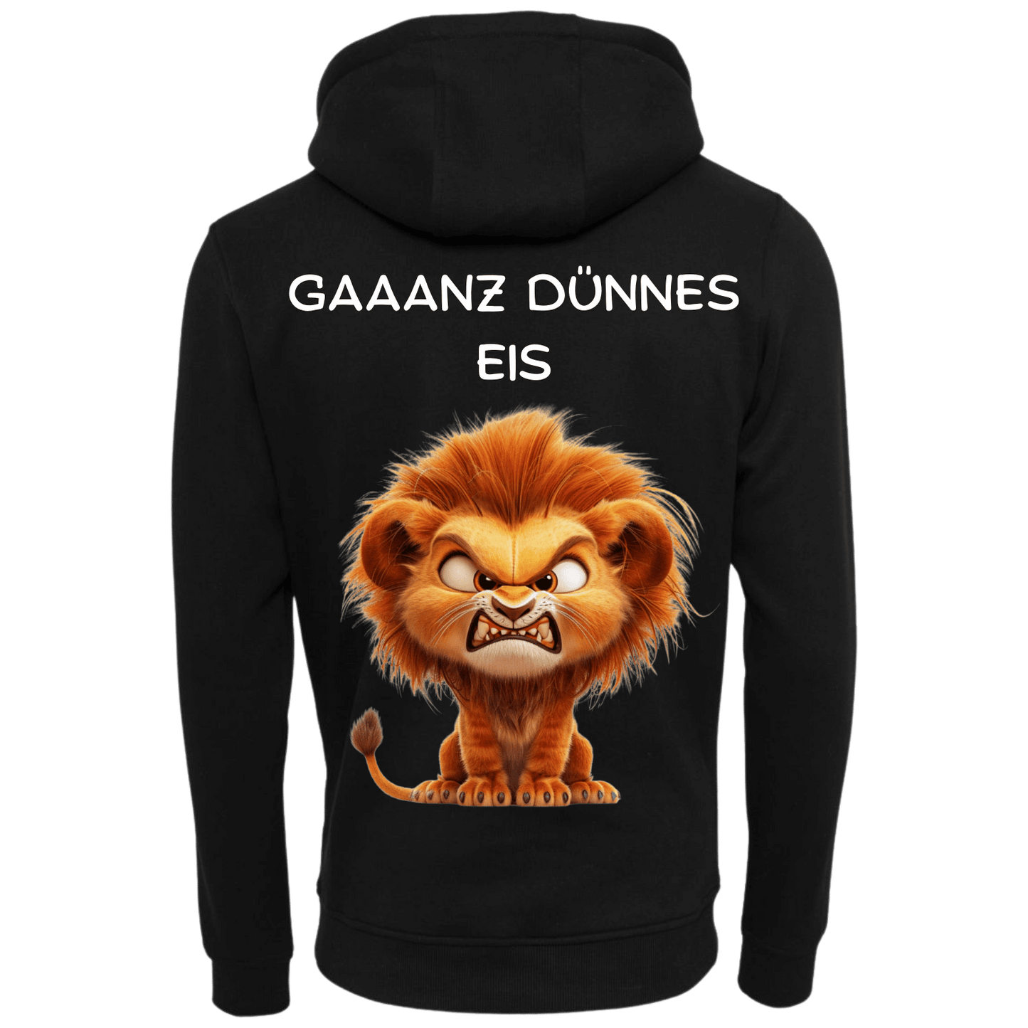 Ganz Dünnes Eis...-Hoodie Unisex-Lustiger Spruch