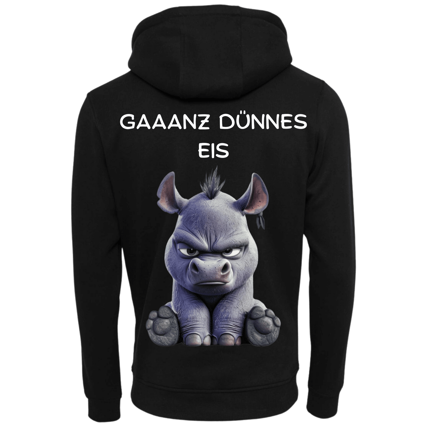 Ganz Dünnes Eis...-Hoodie Unisex-Lustiger Spruch