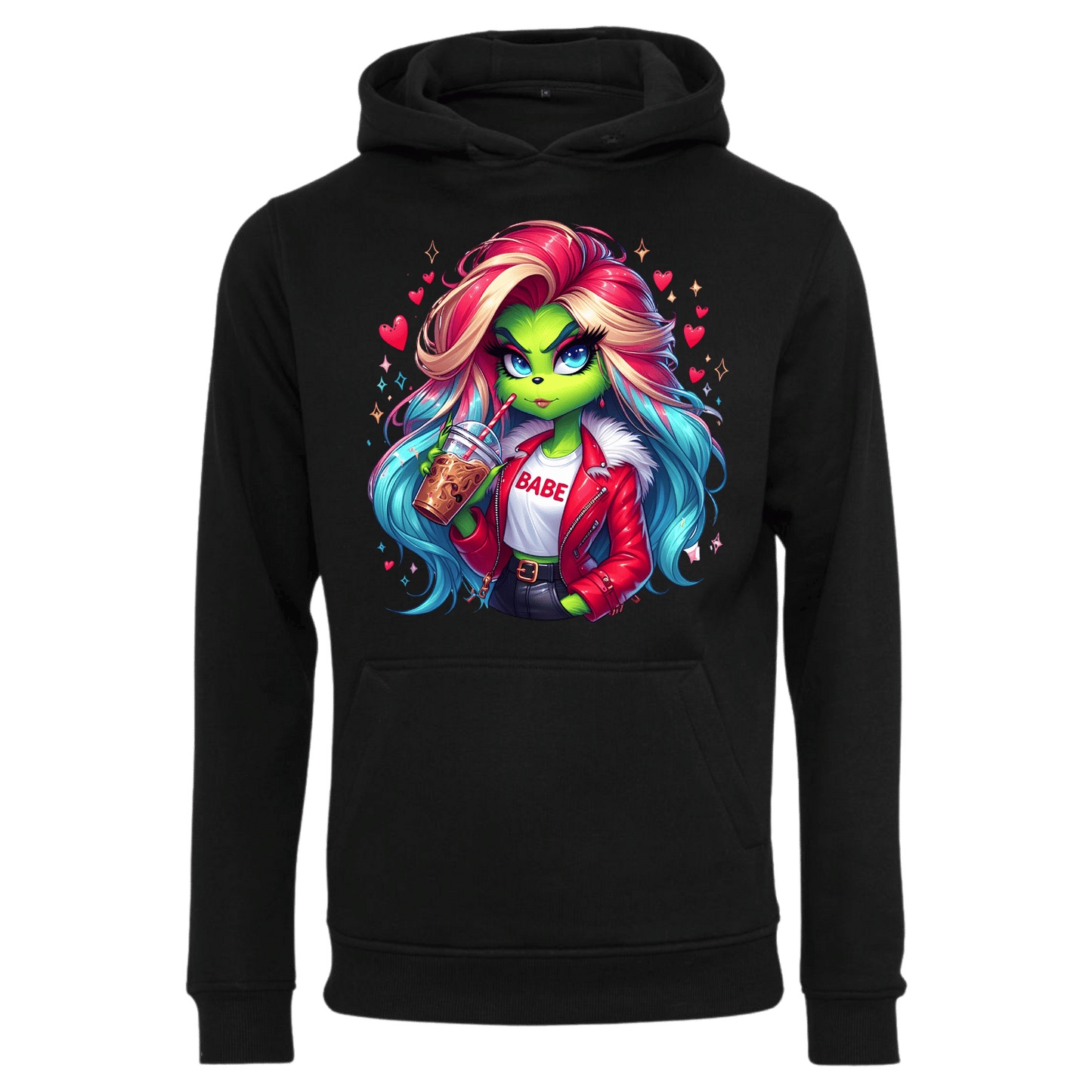 Hoodie Greengirl Babe 2