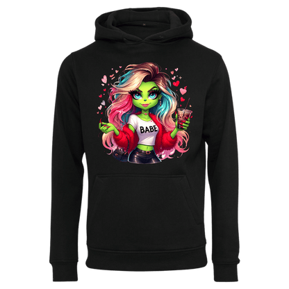 Hoodie Greengirl Babe