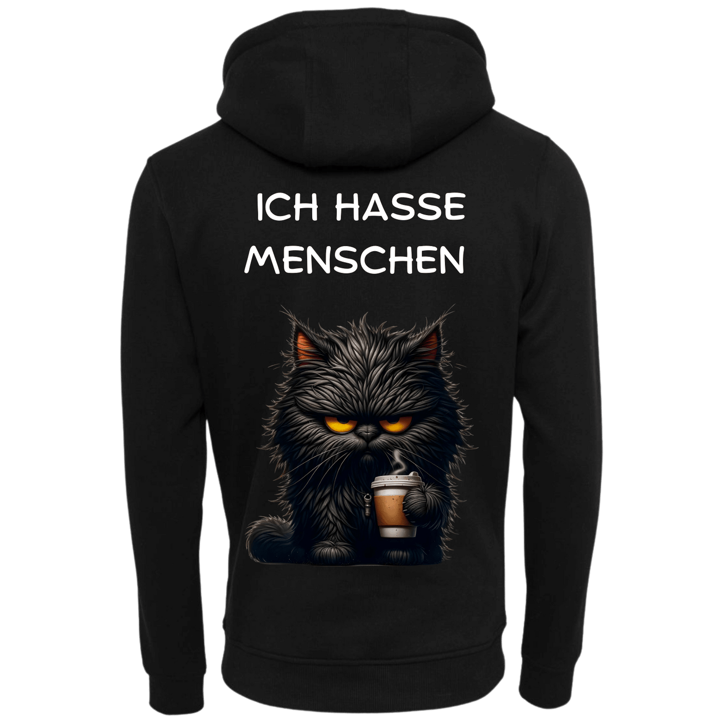 Ich hasse Menschen...-Hoodie Unisex-Lustiger Spruch