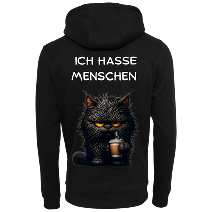 Ich hasse Menschen...-Hoodie Unisex-Lustiger Spruch