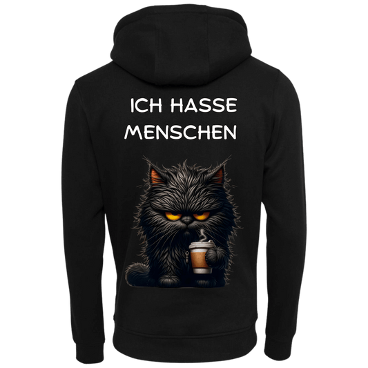 Ich hasse Menschen...-Hoodie Unisex-Lustiger Spruch