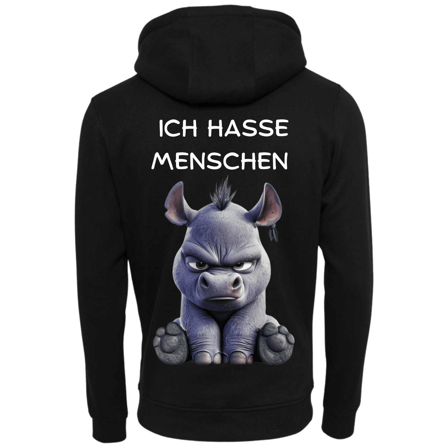 Ich hasse Menschen...-Hoodie Unisex-Lustiger Spruch