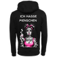 Ich hasse Menschen...-Hoodie Unisex-Lustiger Spruch