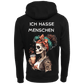 Ich hasse Menschen...-Hoodie Unisex-Lustiger Spruch