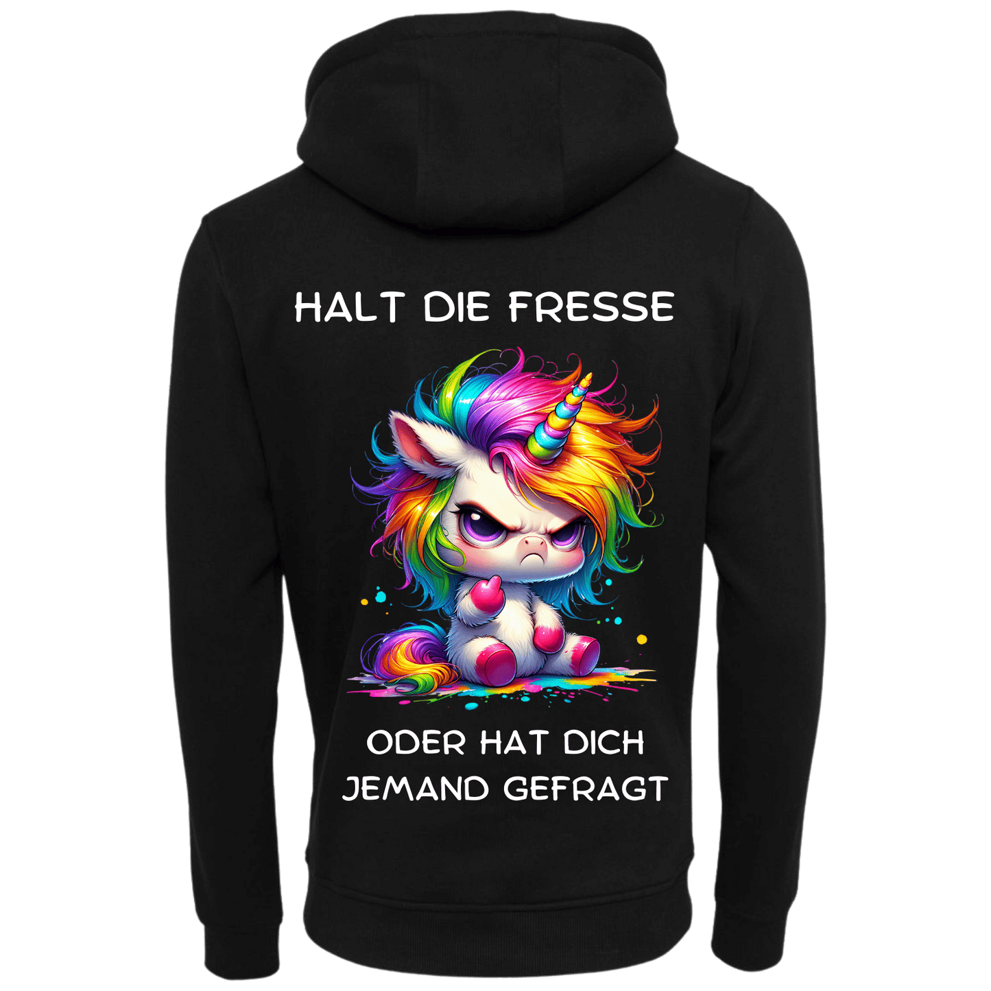 Halt die... -Hoodie Unisex-Lustiger Spruch